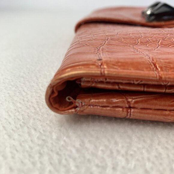 Bijoux Terner Orange Clutch Rectangle Wallet - Picture 7 of 10